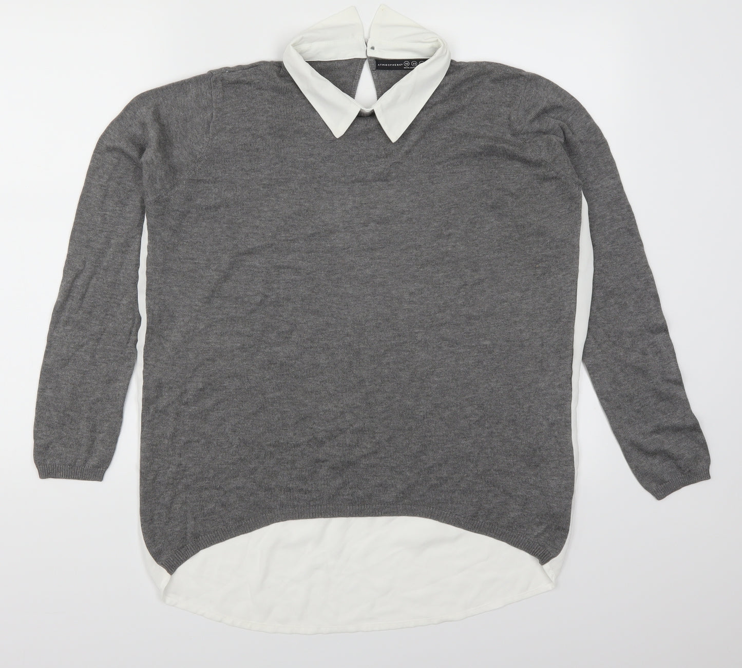Atmosphere Womens Grey   Pullover Jumper Size 10
