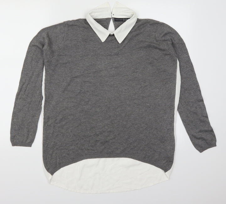 Atmosphere Womens Grey   Pullover Jumper Size 10