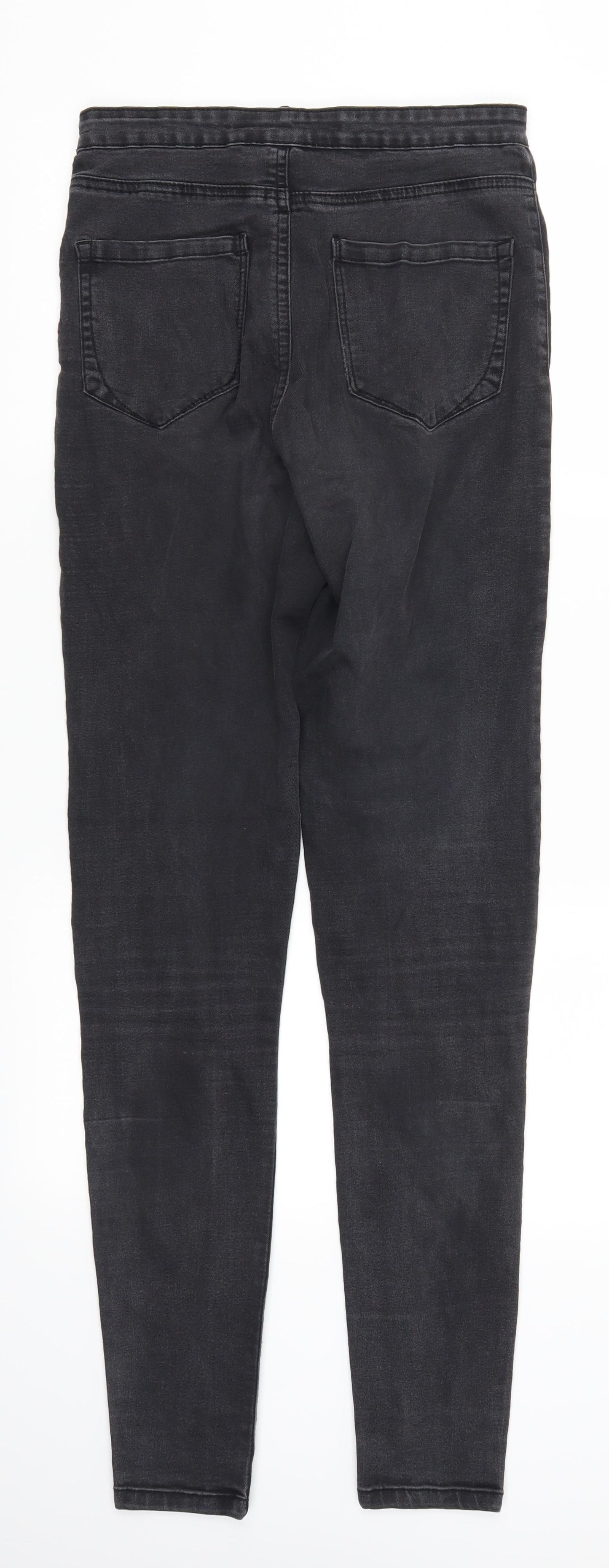 Denim Co Womens Grey  Denim Skinny Jeans Size 10 L31 in