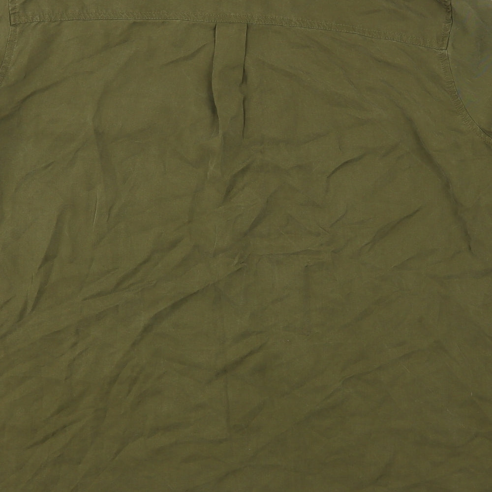 New Look Womens Green   Basic Button-Up Size 22