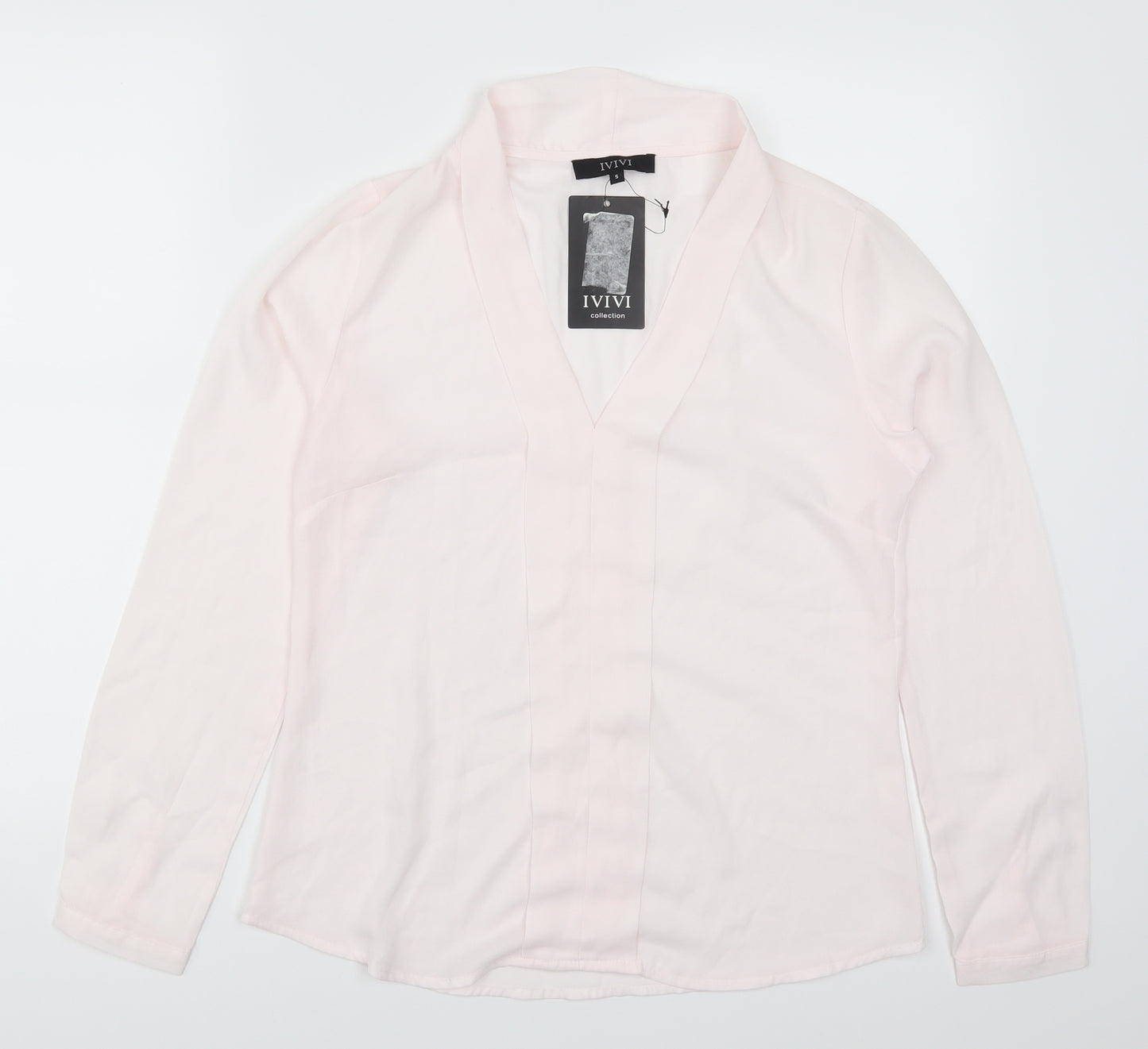 IVIVI Womens Pink   Basic Blouse Size S