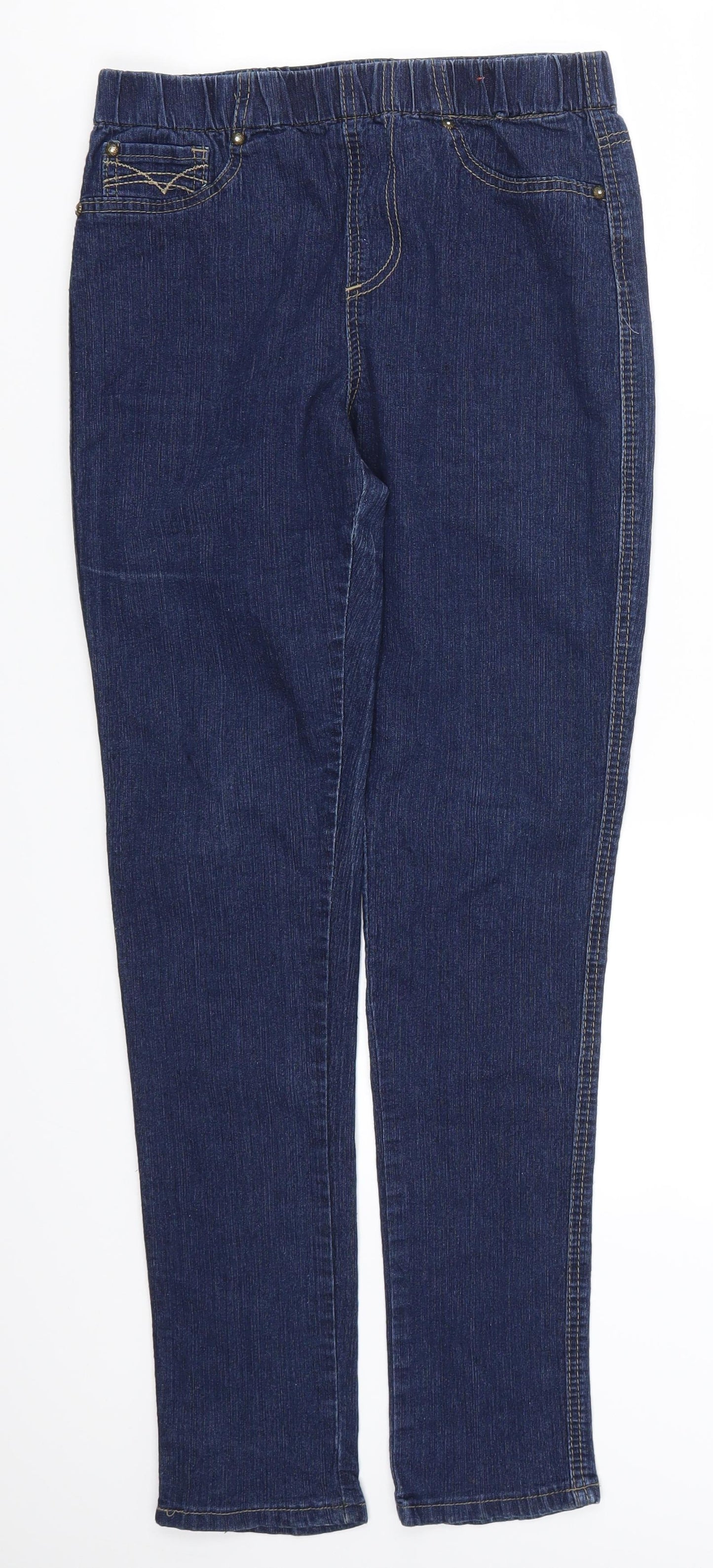 Denim Co Womens Blue  Denim Jegging Jeans Size 10 L29 in