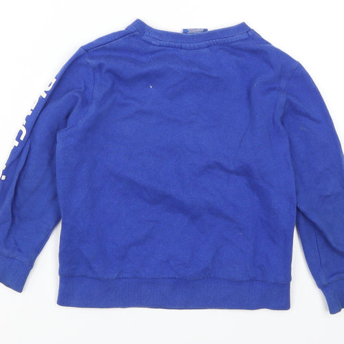 NEXT Boys Blue   Pullover Sweatshirt Size 4 Years  - Play Station