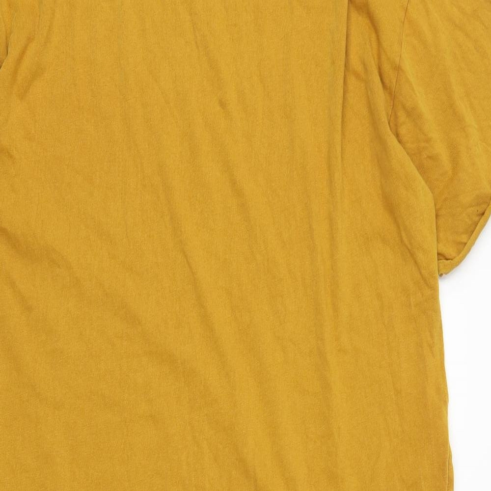 Zara Womens Orange   T-Shirt Dress  Size S