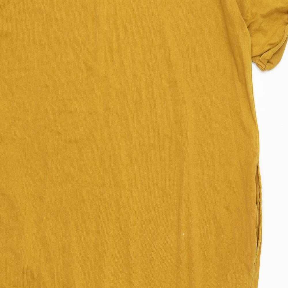 Zara Womens Orange   T-Shirt Dress  Size S