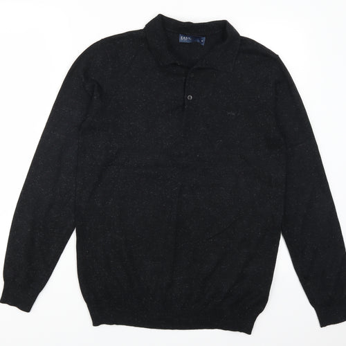 Easy Mens Black   Pullover Jumper Size M