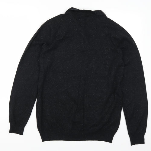 Easy Mens Black   Pullover Jumper Size M
