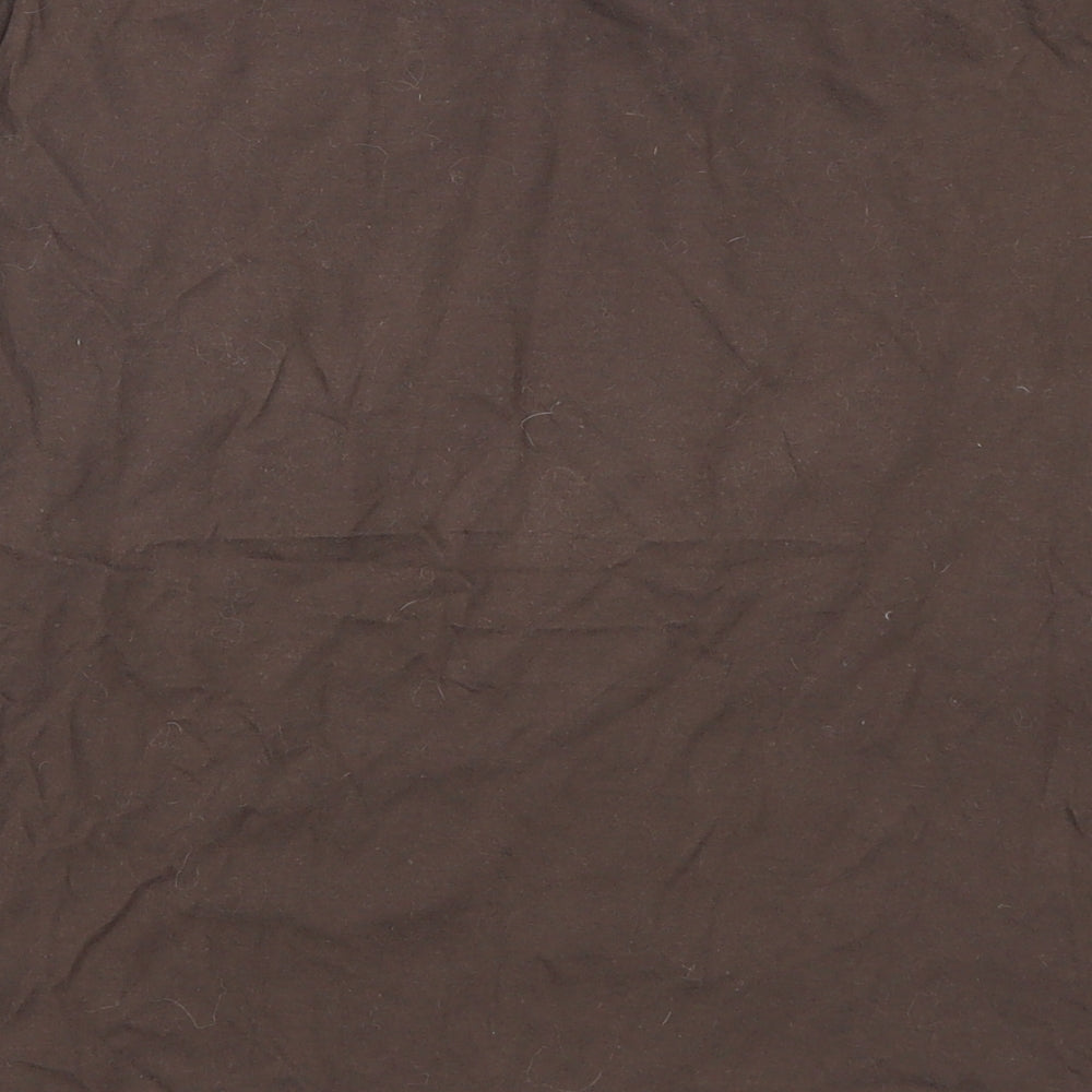 Papaya Womens Brown   Basic T-Shirt Size L  - Is it Me or is it Hot in Here