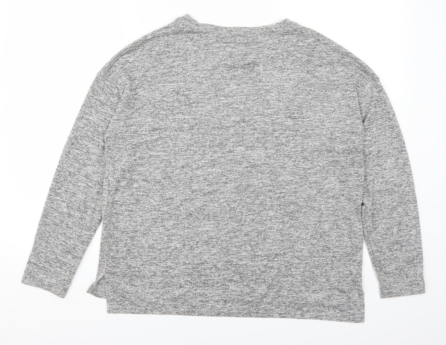 New Look Womens Grey   Basic T-Shirt Size 14