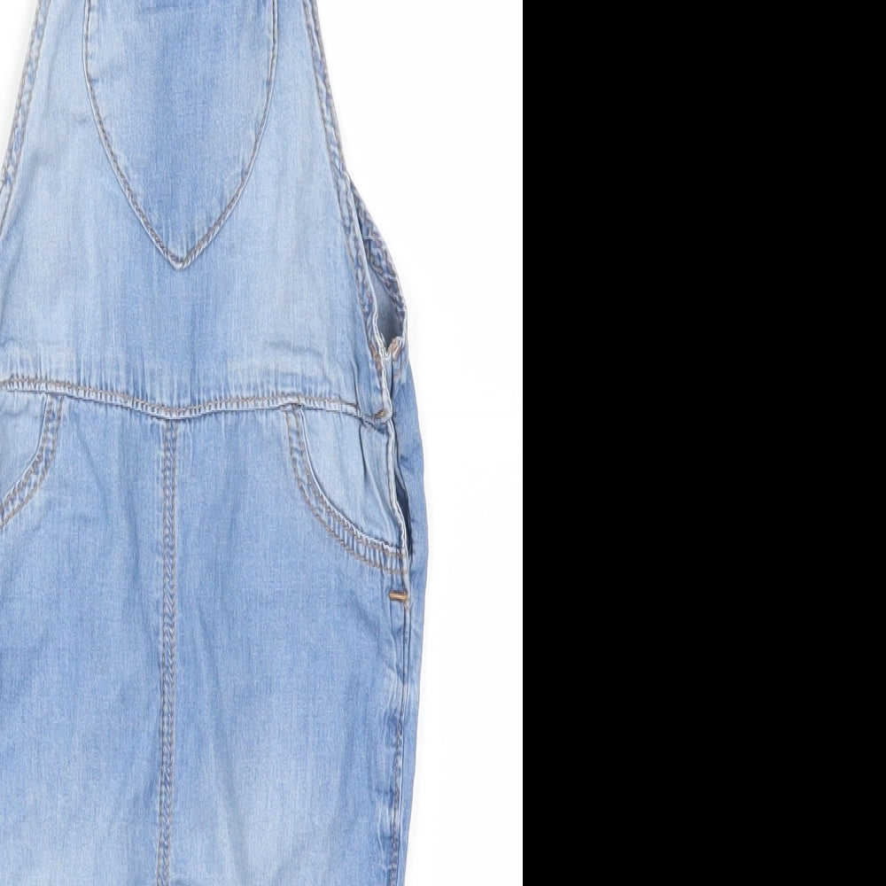 H&M Girls Blue   Dungaree One-Piece Size 12-18 Months