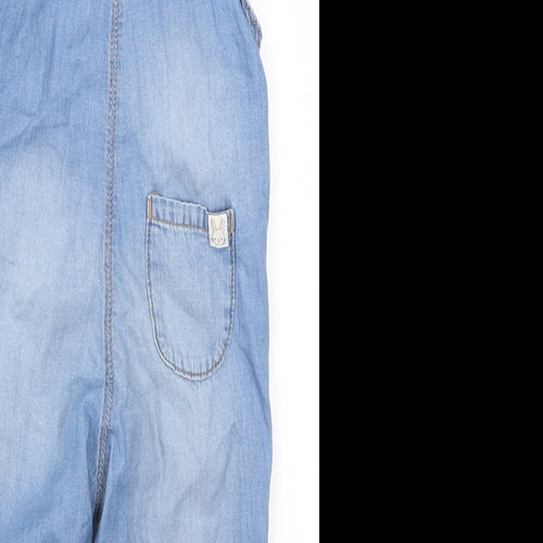 H&M Girls Blue   Dungaree One-Piece Size 12-18 Months