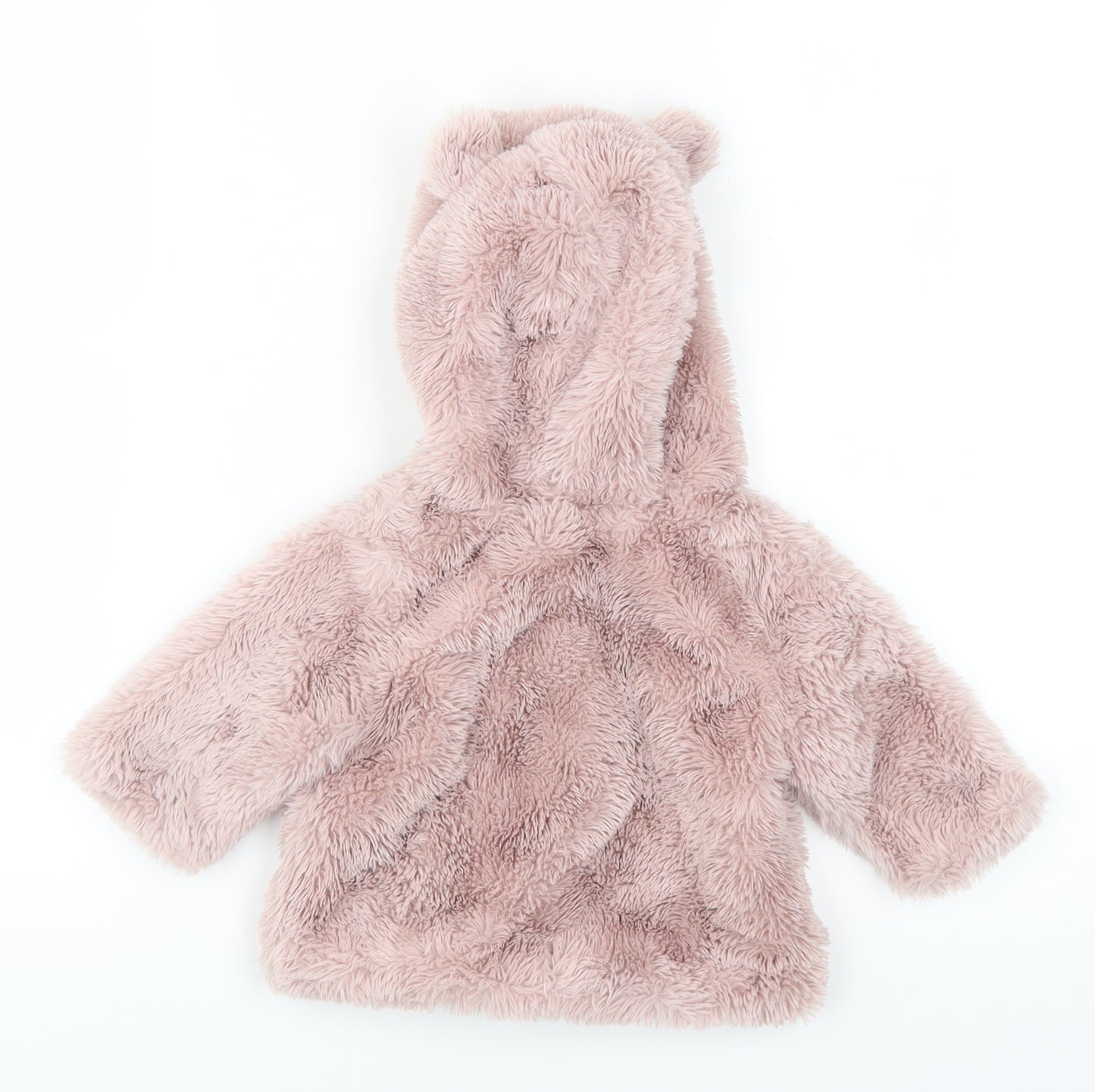 NEXT Girls Pink   Jacket  Size 0-3 Months  - Ears on Hood