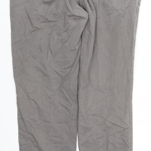 NEXT Mens Grey   Chino Trousers Size 34 L32 in