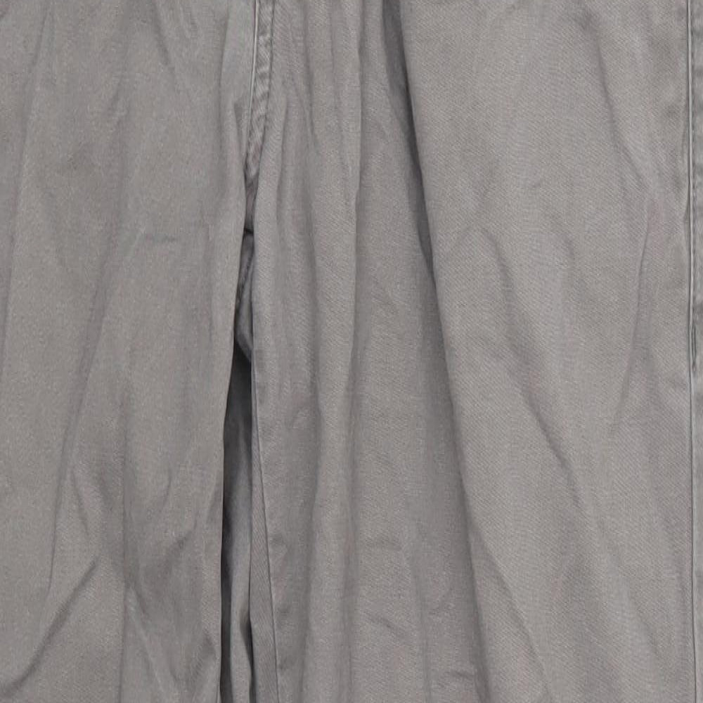 NEXT Mens Grey   Chino Trousers Size 34 L32 in