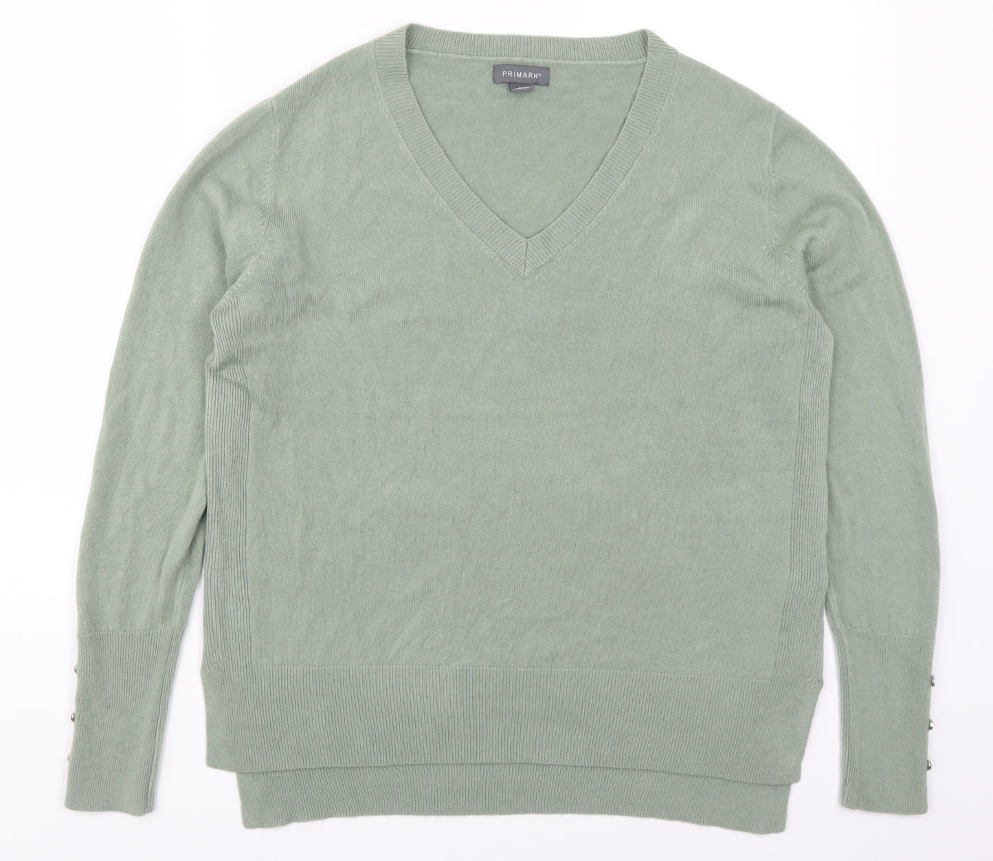 Primark Womens Green   Pullover Jumper Size 12