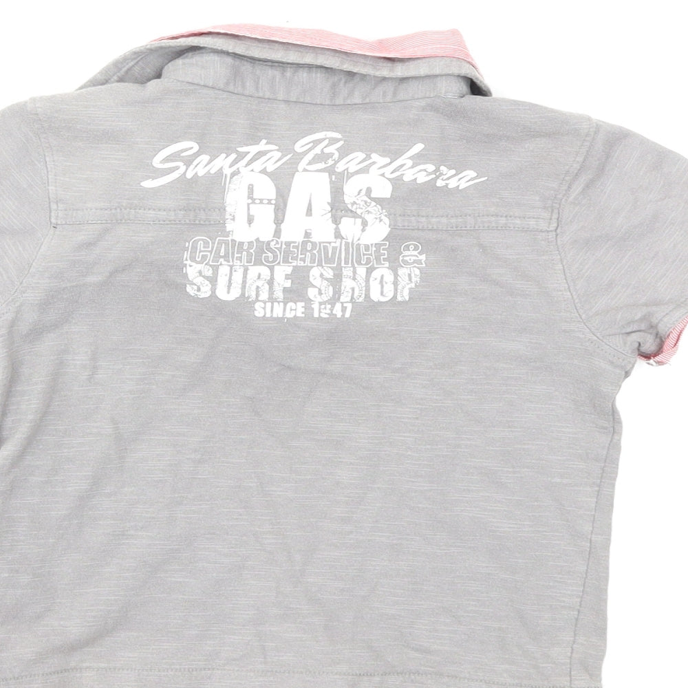 Mothercare Boys Grey   Basic Polo Size 2-3 Years  - road trip