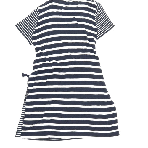 NEXT Womens Blue Striped  Jumper Dress  Size 18