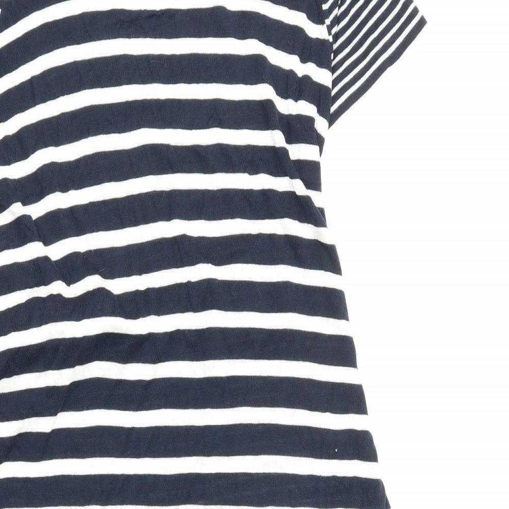 NEXT Womens Blue Striped  Jumper Dress  Size 18