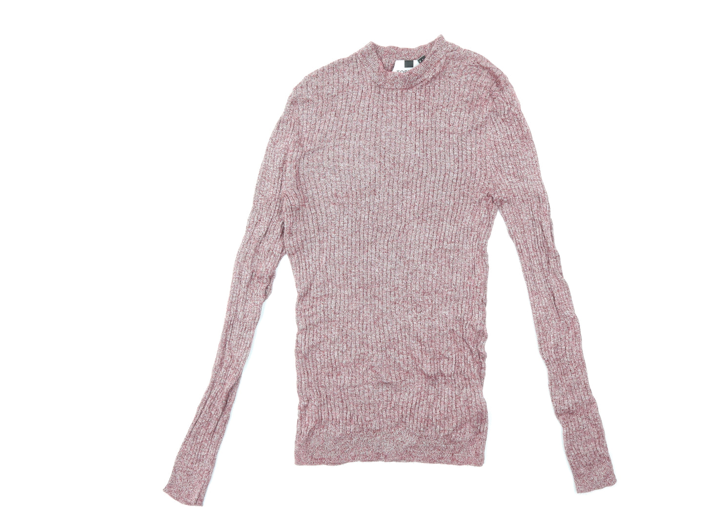 Topman Mens Red  Knit Pullover Jumper Size M