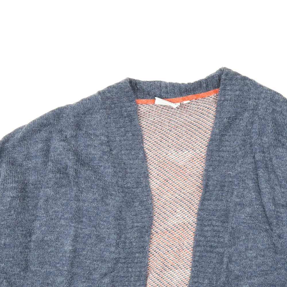 Passenger Womens Blue  Knit Cardigan Jumper Size M