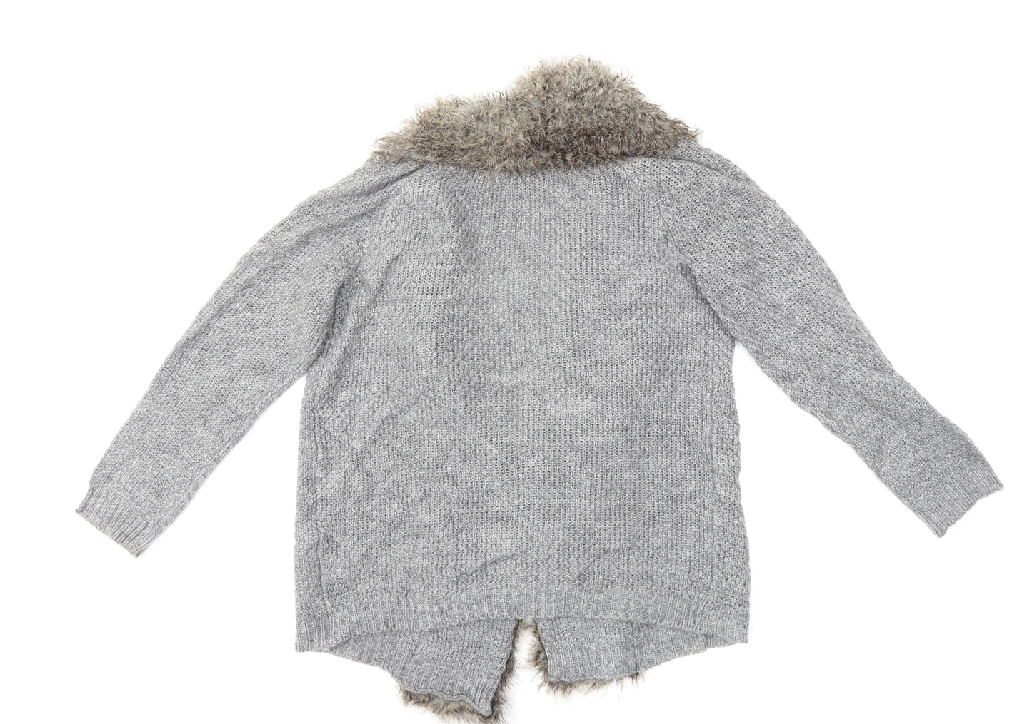 Topshop Womens Green  Knit Cardigan Jumper Size 8