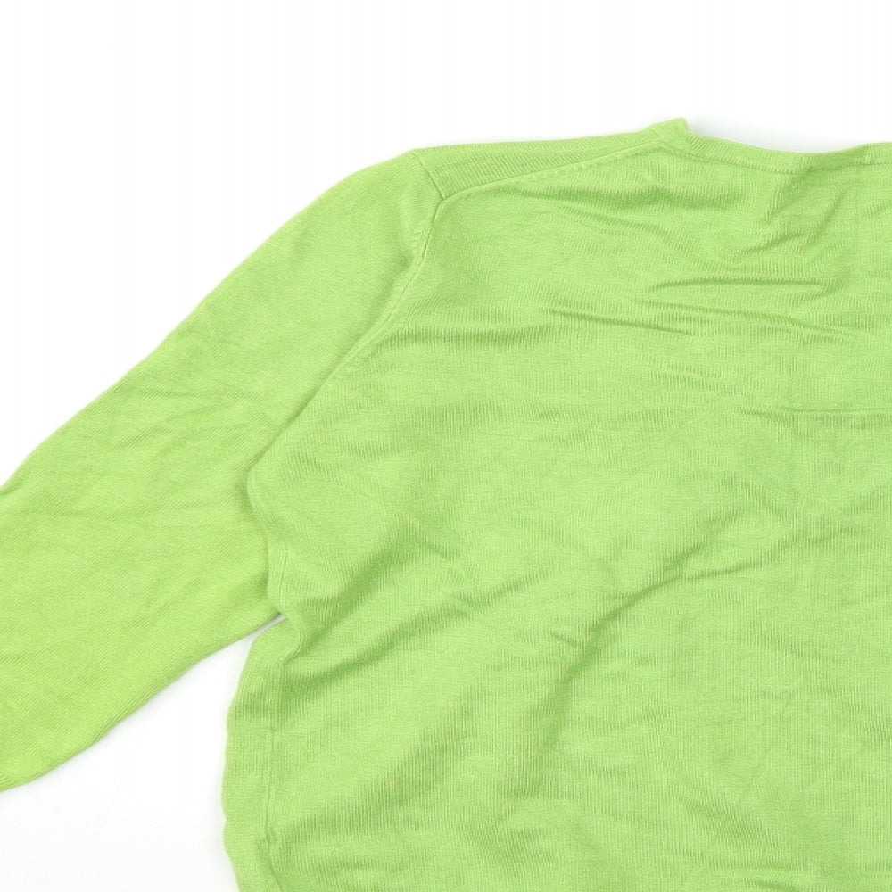 Marks and Spencer Womens Green  Knit Pullover Jumper Size 12