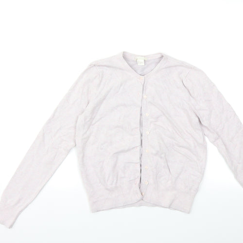H&M Womens Purple  Knit Cardigan Jumper Size S