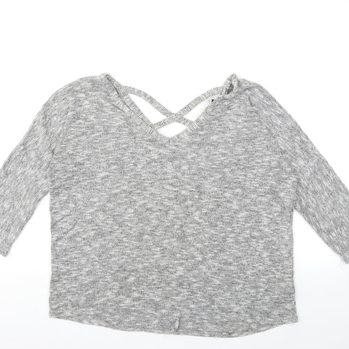 Peacocks Womens Grey   Pullover Jumper Size 14