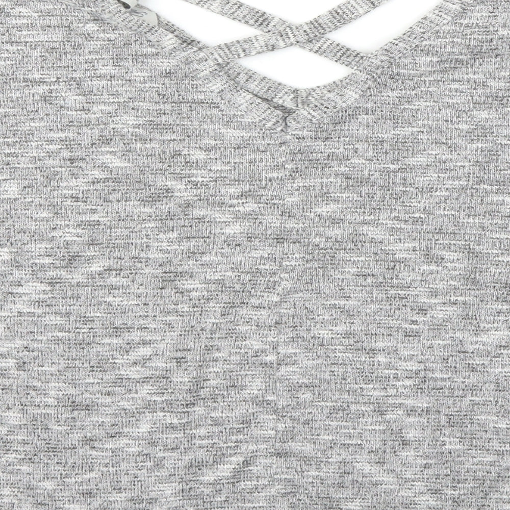 Peacocks Womens Grey   Pullover Jumper Size 14