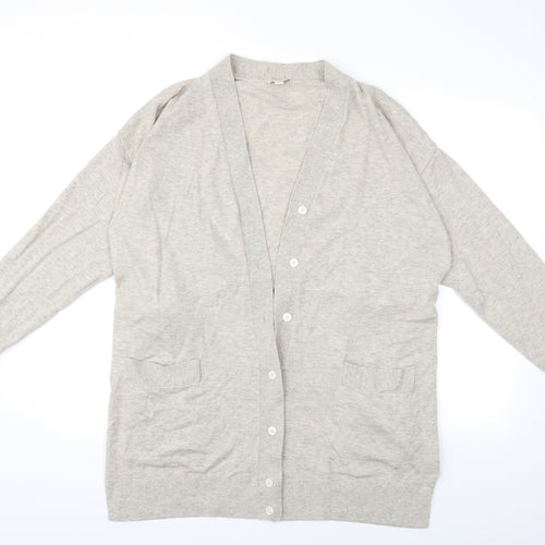 Gap Womens Beige  Knit Cardigan Jumper Size XL