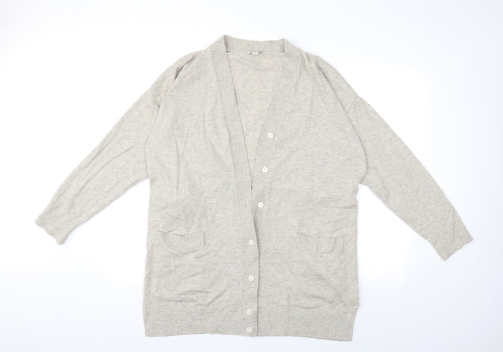 Gap Womens Beige Knit Cardigan Jumper Size XL