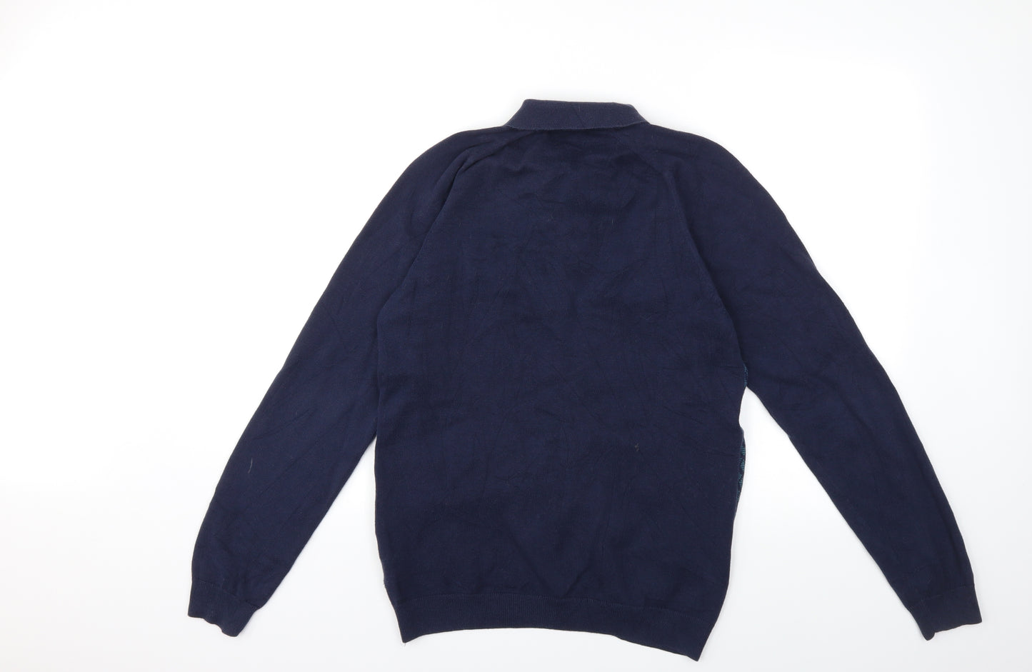 NEXT Mens Blue  Knit Cardigan Jumper Size M