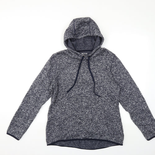 soulex Womens Blue   Pullover Hoodie Size M