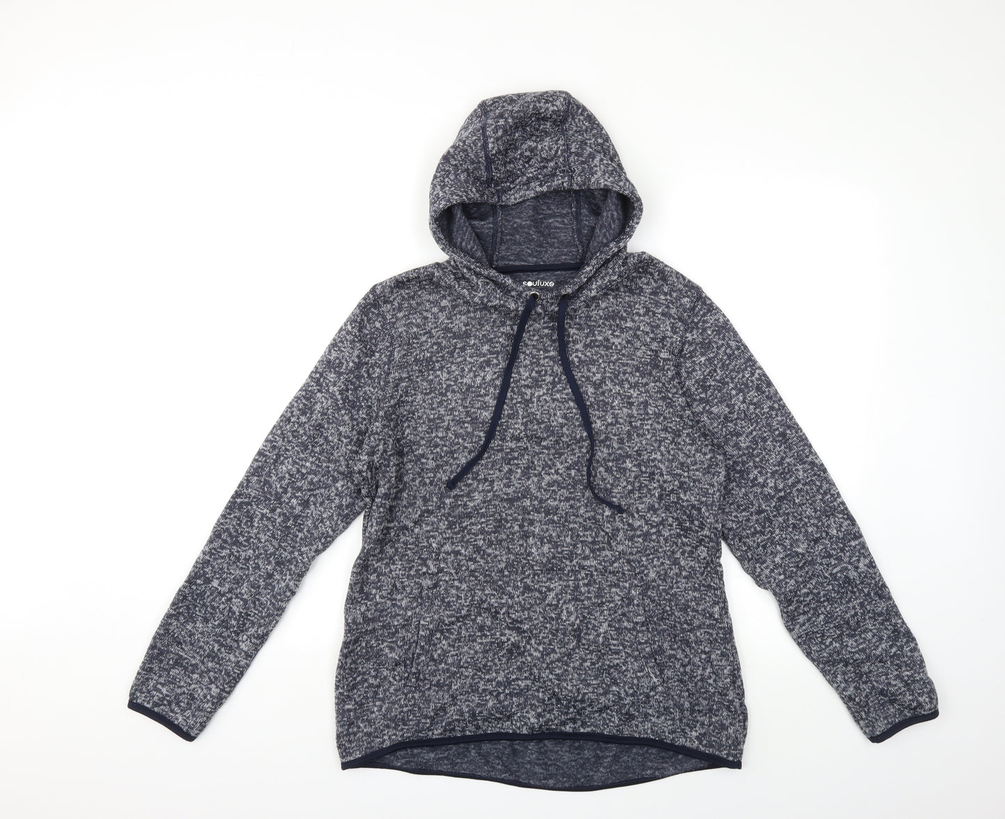 soulex Womens Blue   Pullover Hoodie Size M