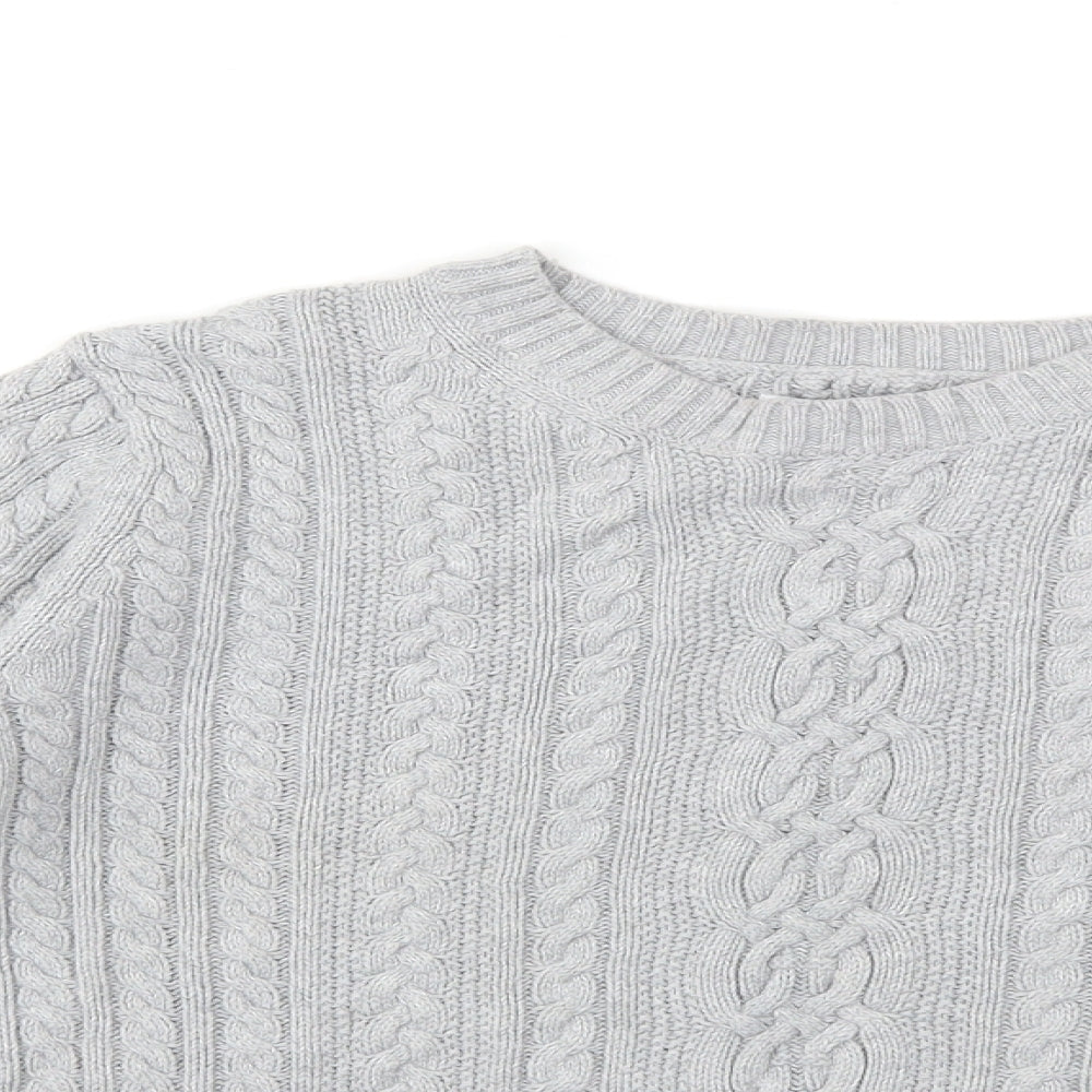 Amazon Essentials Womens Grey  Knit Pullover Jumper Size L