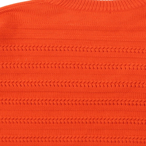George Womens Red  Knit Pullover Jumper Size L