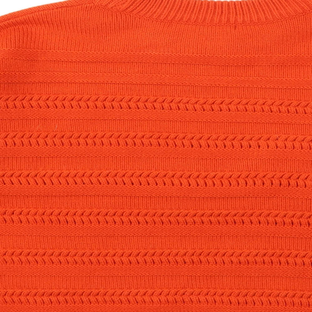 George Womens Red  Knit Pullover Jumper Size L