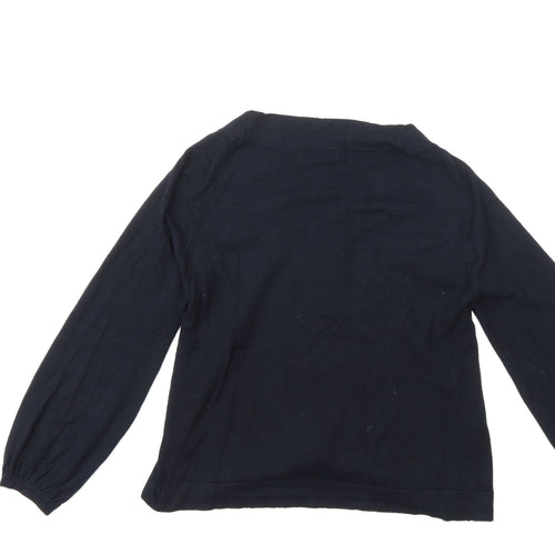 George Womens Black  Knit Cardigan Jumper Size 14
