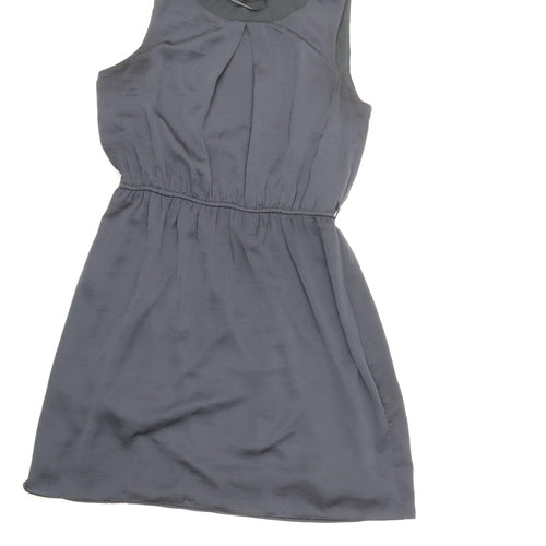 F&F Womens Grey  Rayon Skater Dress  Size 12
