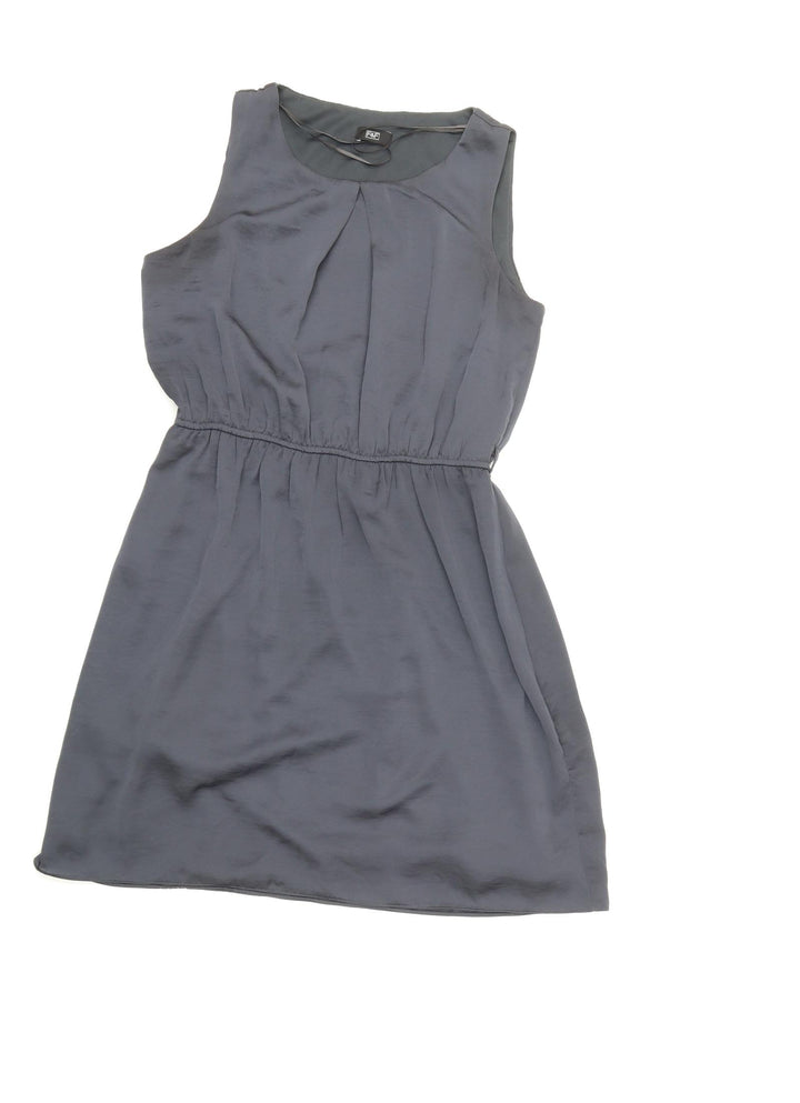 F&F Womens Grey Rayon Skater Dress Size 12