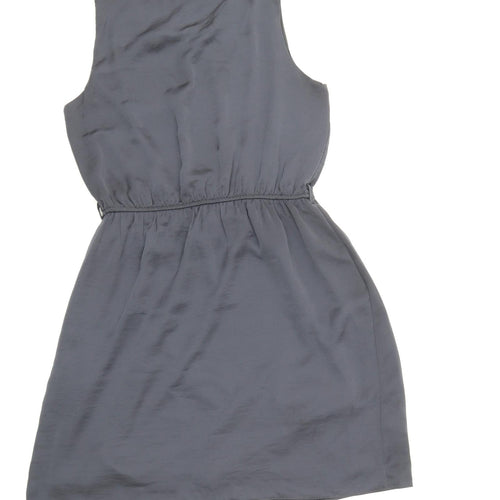 F&F Womens Grey  Rayon Skater Dress  Size 12