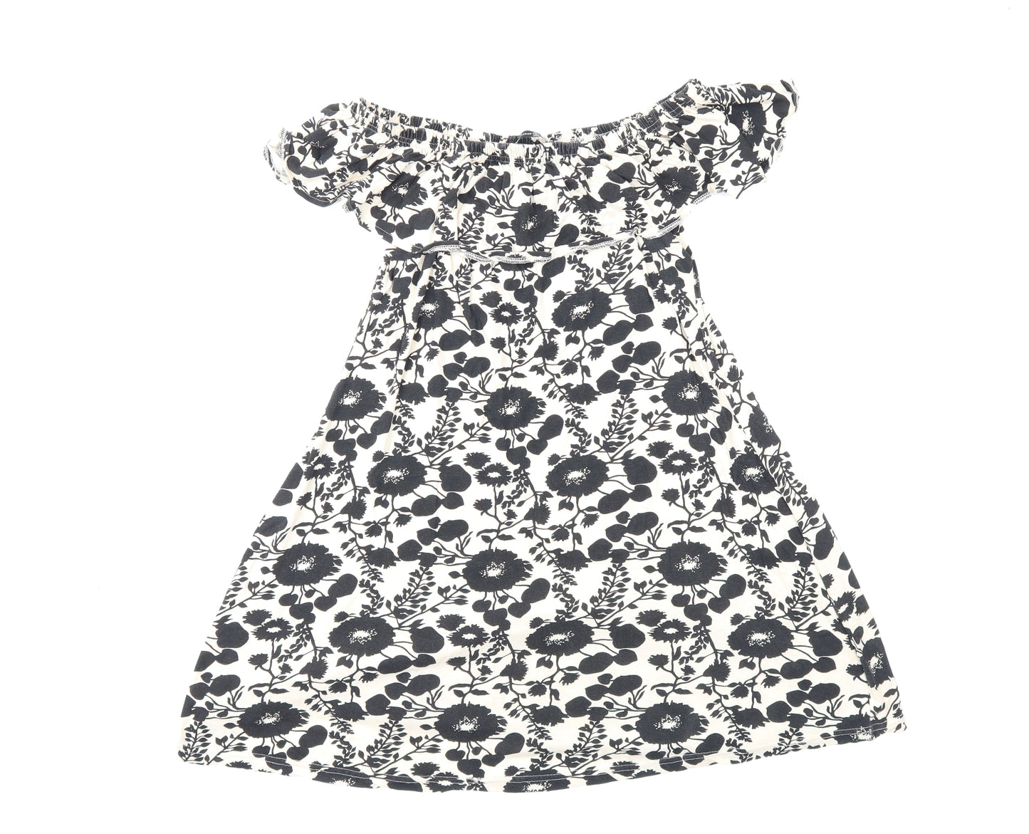 Atmosphere Womens Beige Floral  Skater Dress  Size 12