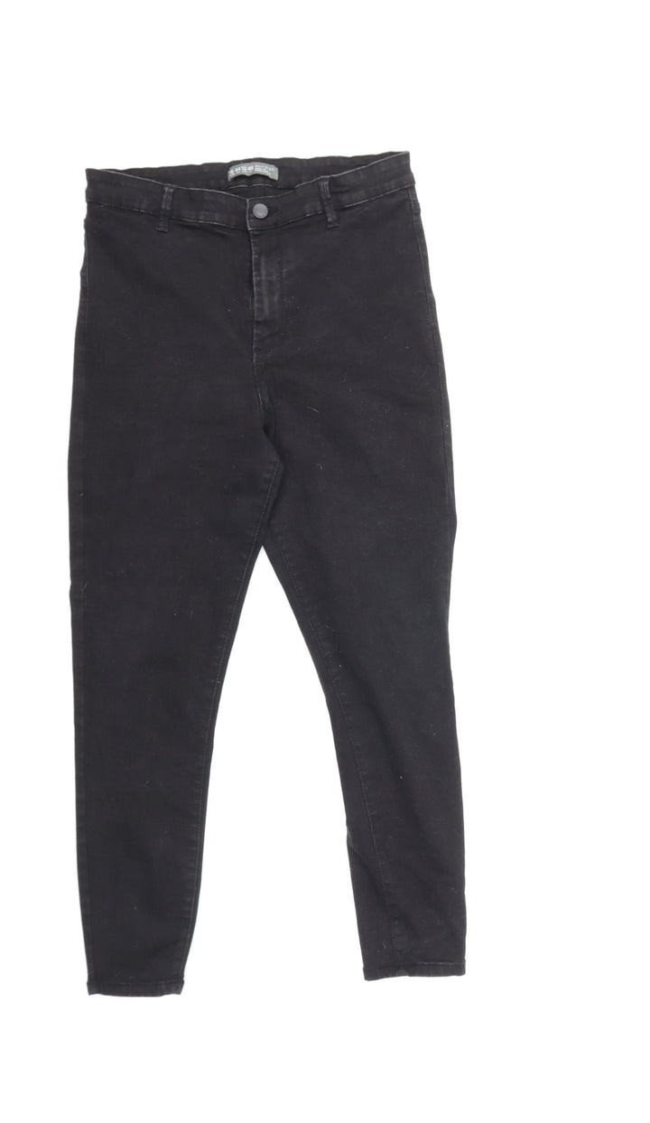 Denim & Co. Womens Black Denim Skinny Jeans Size 16 L26 in
