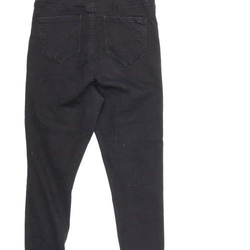 Denim & Co. Womens Black  Denim Skinny Jeans Size 16 L26 in