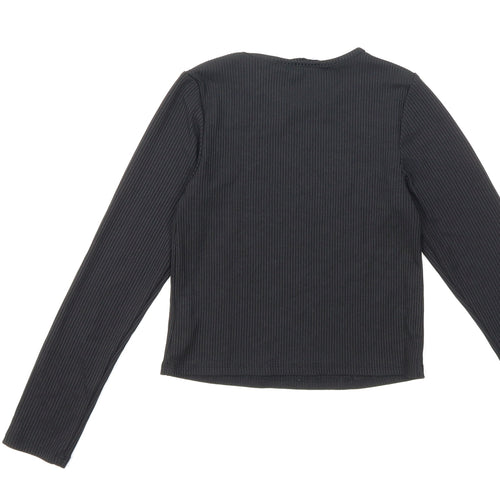 Primark Girls Black   Basic T-Shirt Size 9 Years
