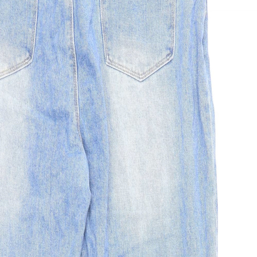Boohoo Womens Blue  Denim Mom Jeans Size 18 L25 in