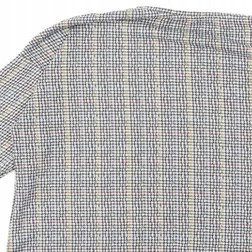 Papaya Womens Grey Check  Basic T-Shirt Size 16