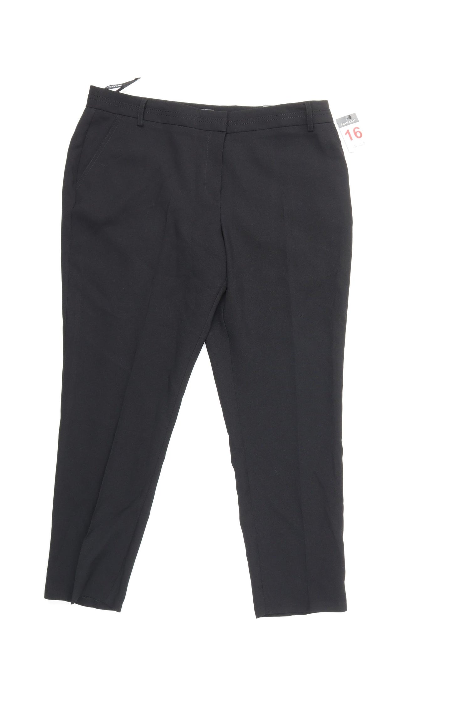 Primark Womens Black   Trousers  Size 16 L27 in