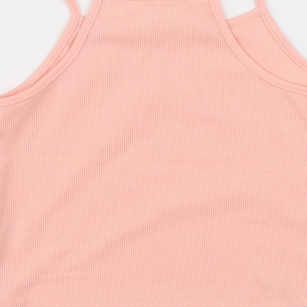 Shein   Girls Pink   Basic T-Shirt Size 9 Years