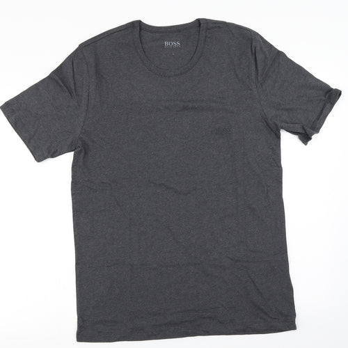 HUGO BOSS  Mens Grey    T-Shirt Size L